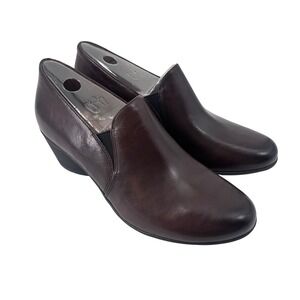 Dansko Robin Leather Loafers Comfort Slip On Heel Shoes Size 40 US 9-9.5